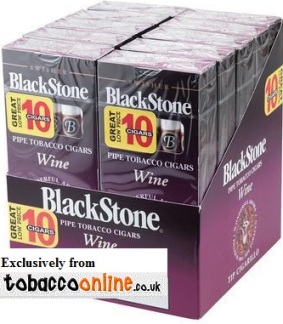 Blackstone Cigarillos Wine Tip made in USA, 20 x 10 pack. Free shipping!